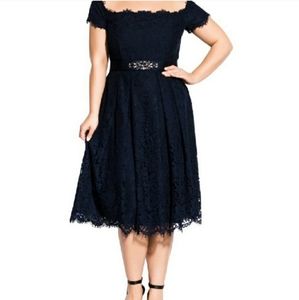 City Chic Lace Dress